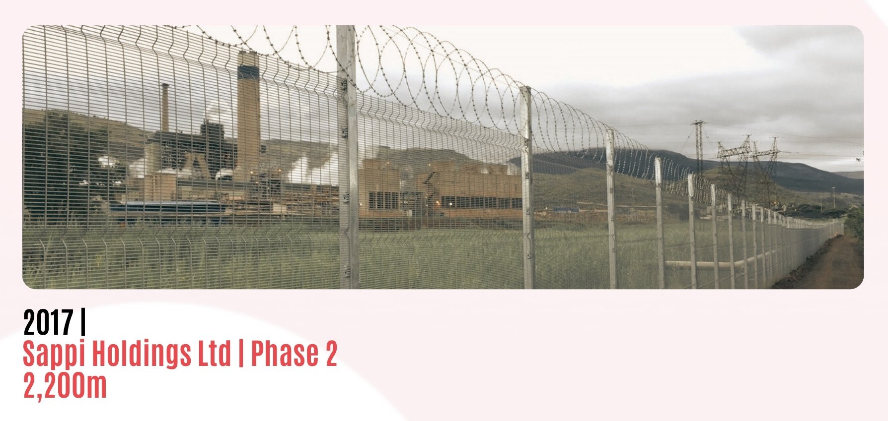 Securomesh installation - Sappi Holdings Ltd | Phase 2 - 1